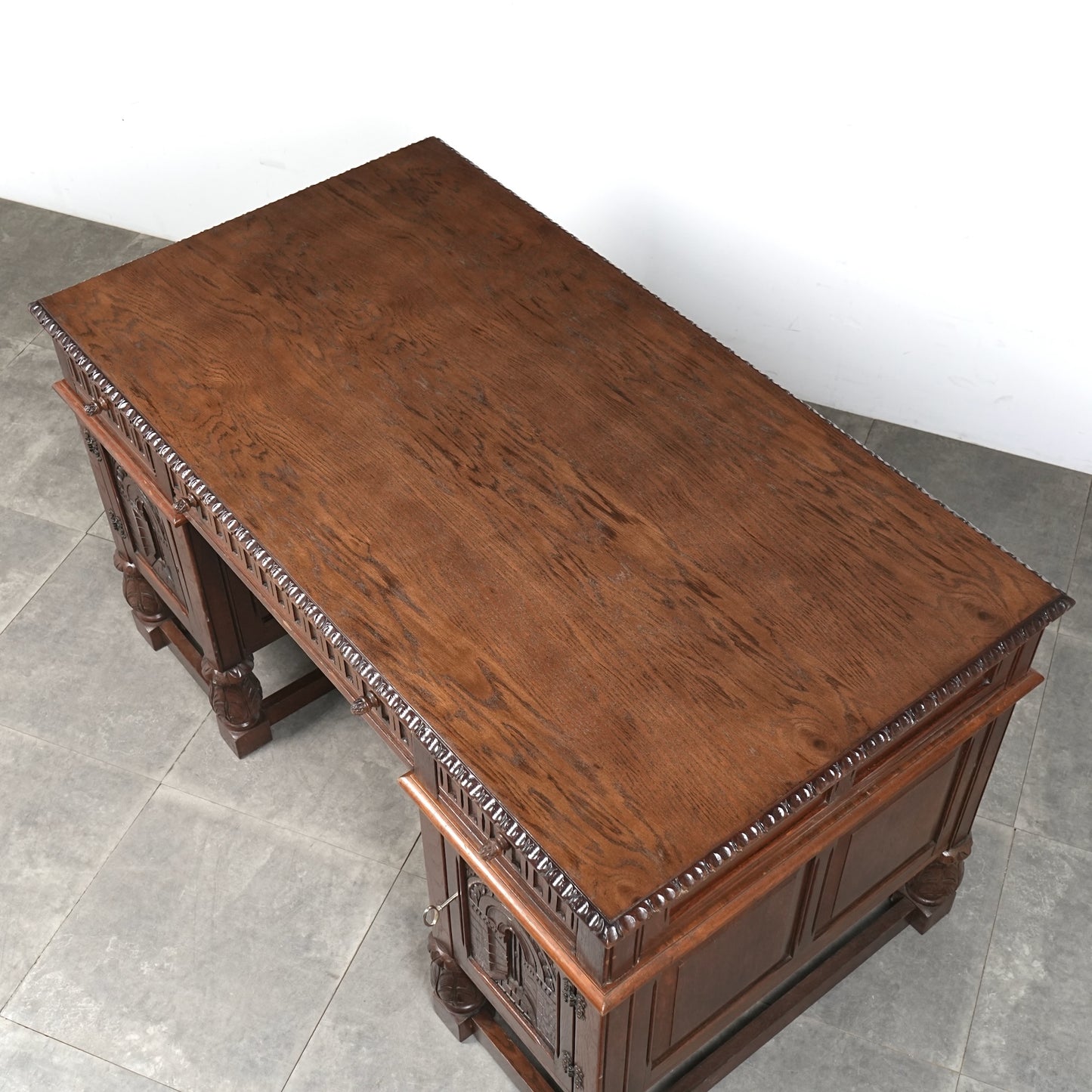 英国アンティーク ライティングデスク(ダブルサイド)