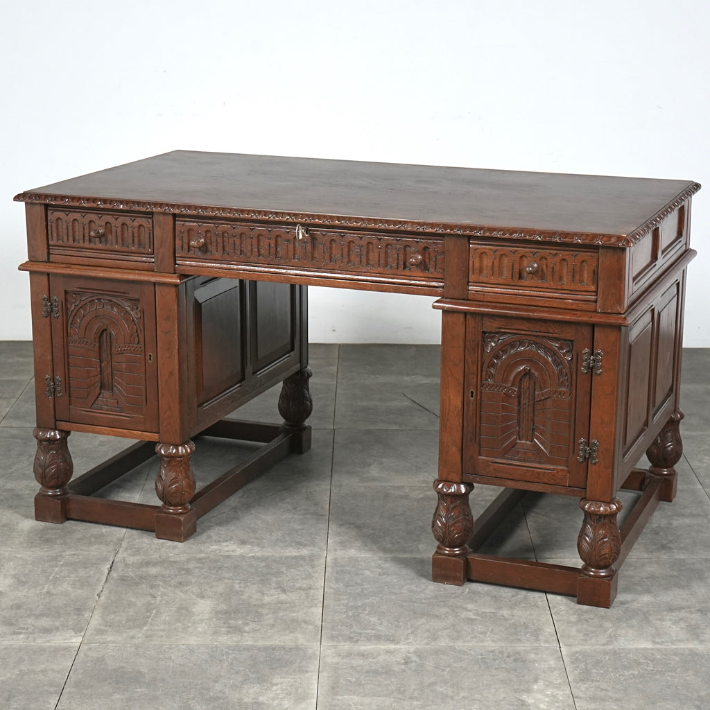 英国アンティーク ライティングデスク(ダブルサイド)