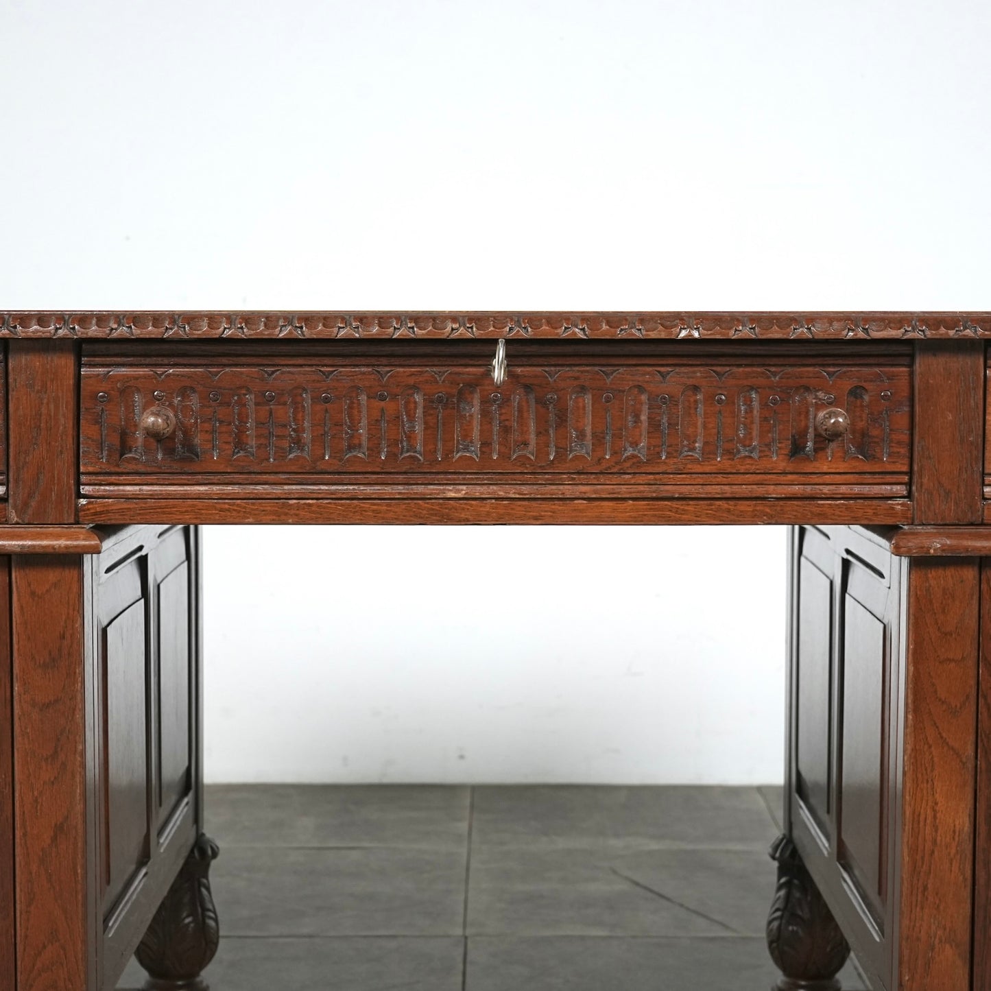 英国アンティーク ライティングデスク(ダブルサイド)