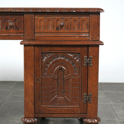 英国アンティーク ライティングデスク(ダブルサイド)