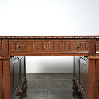 英国アンティーク ライティングデスク(ダブルサイド)