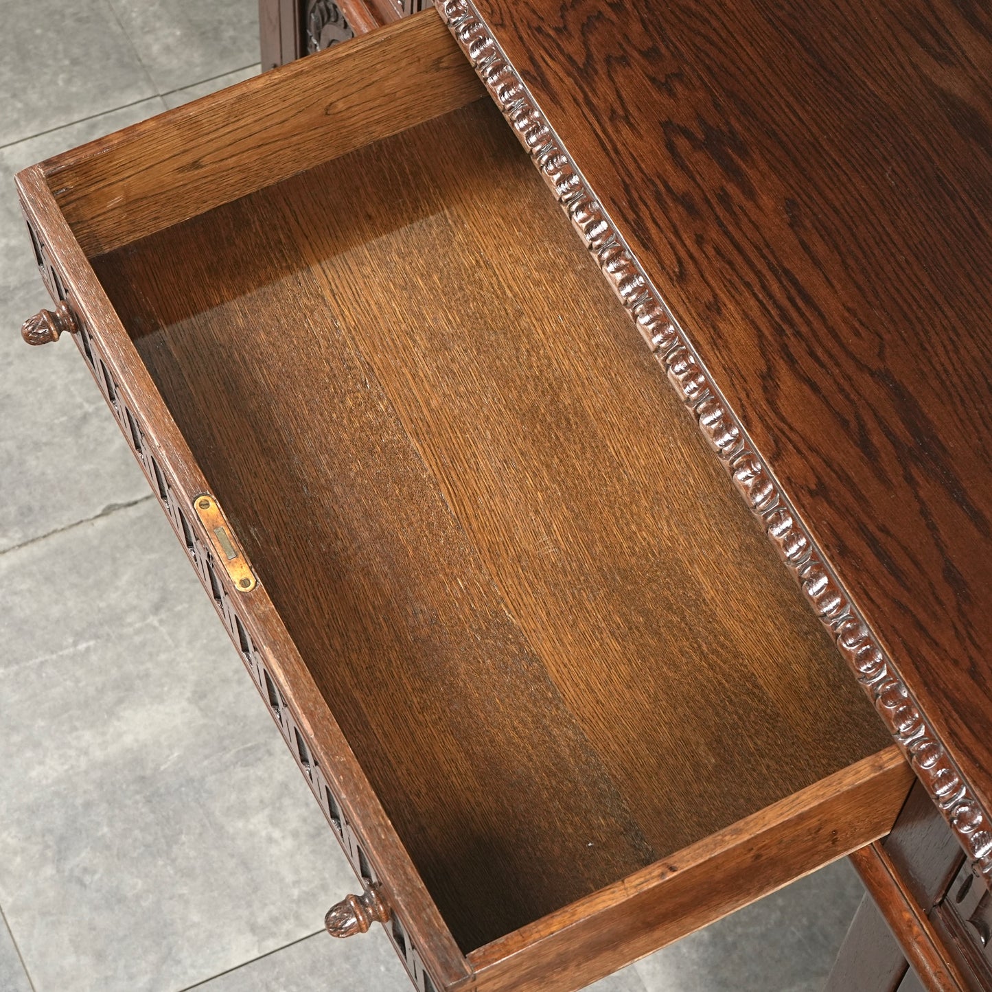 英国アンティーク ライティングデスク(ダブルサイド)