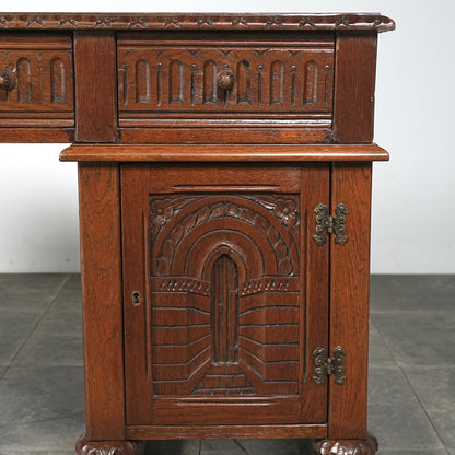 英国アンティーク ライティングデスク(ダブルサイド)