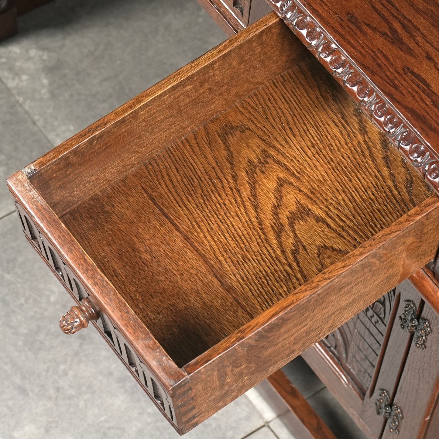 英国アンティーク ライティングデスク(ダブルサイド)