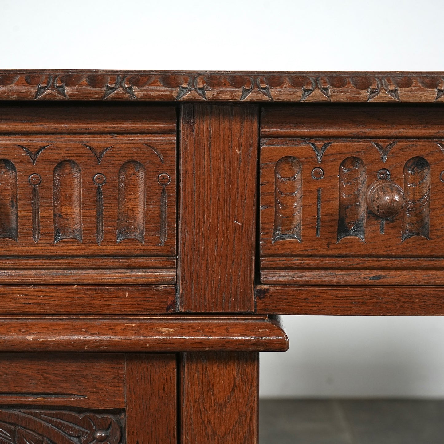 英国アンティーク ライティングデスク(ダブルサイド)