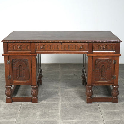 英国アンティーク ライティングデスク(ダブルサイド)