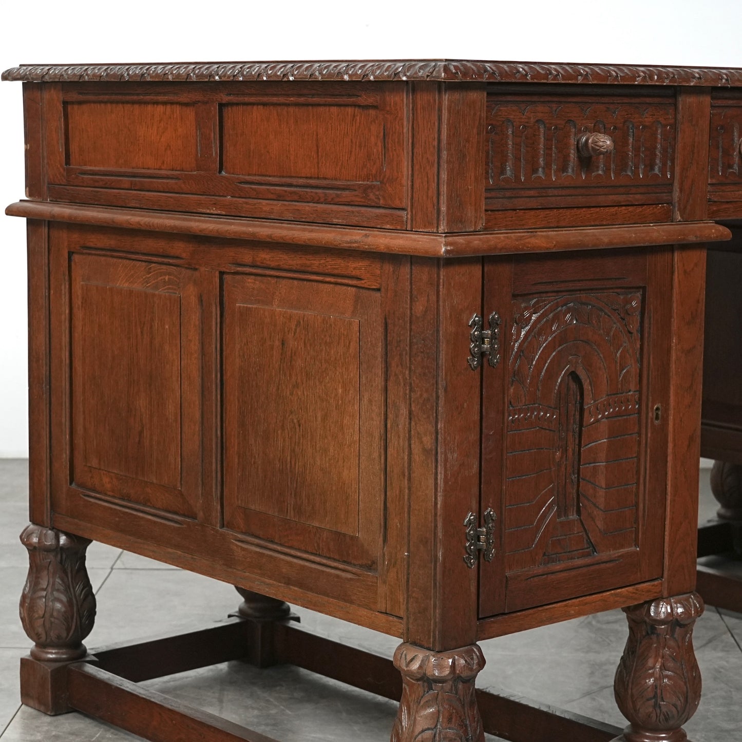 英国アンティーク ライティングデスク(ダブルサイド)