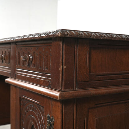 英国アンティーク ライティングデスク(ダブルサイド)