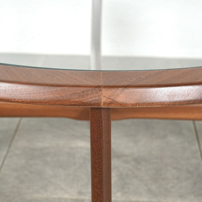 【STONEHILL】ガラストップ ローテーブル