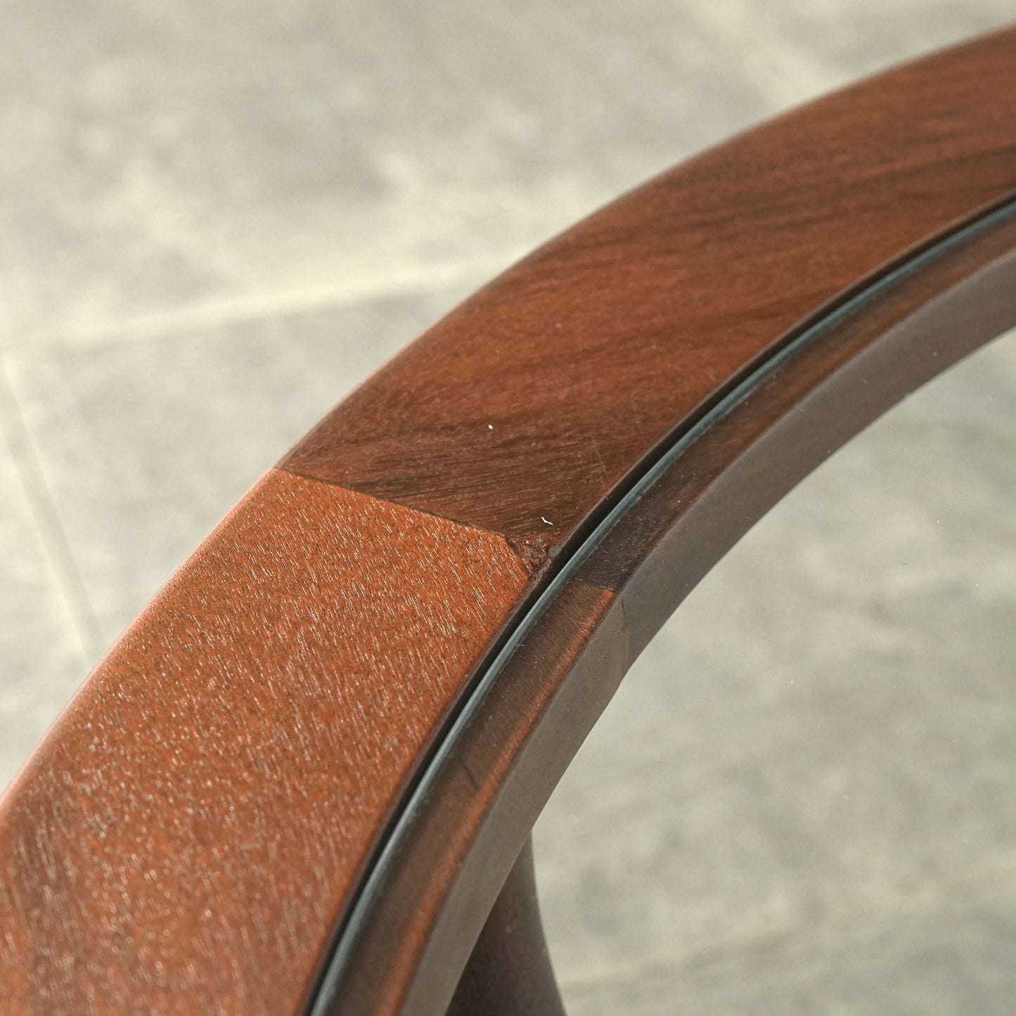 【STONEHILL】ガラストップ ローテーブル