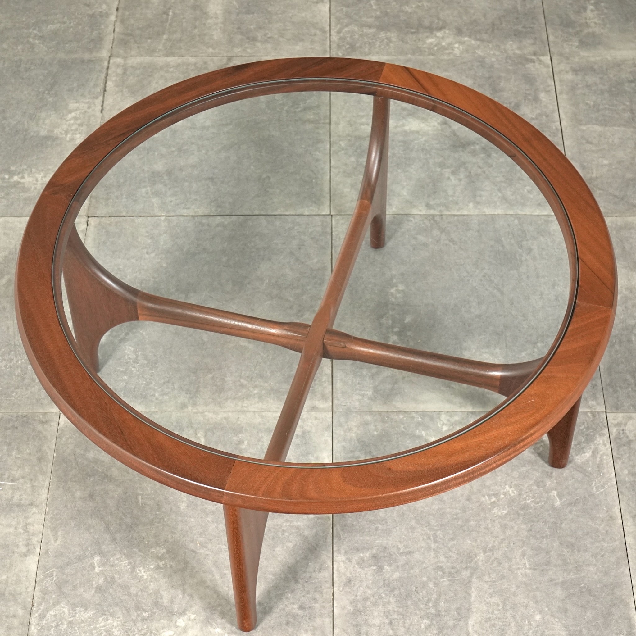 STONEHILL】ガラストップ ローテーブル – TIME HYPE