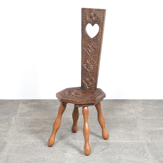 英国アンティーク スピニングチェア