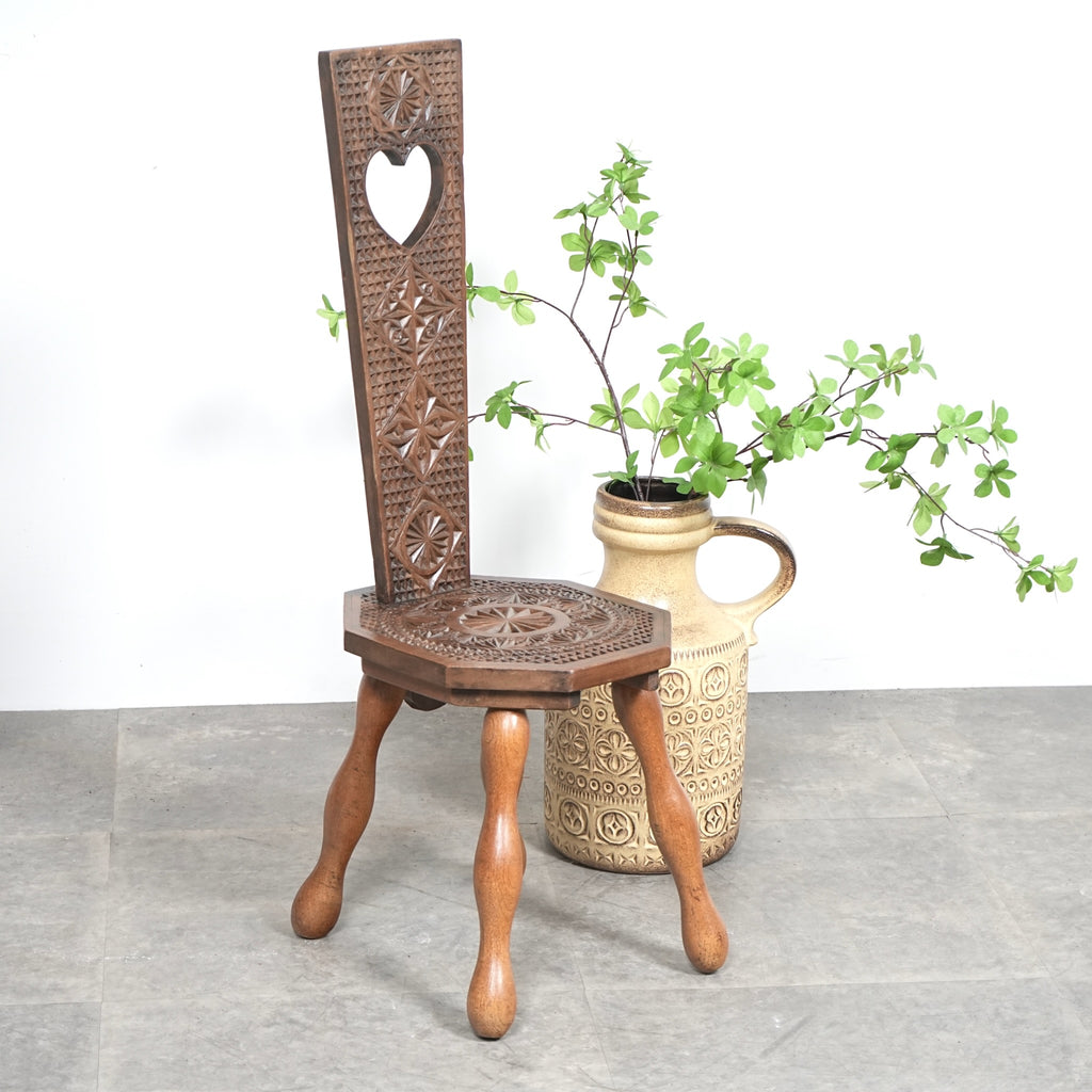 英国アンティーク スピニングチェア