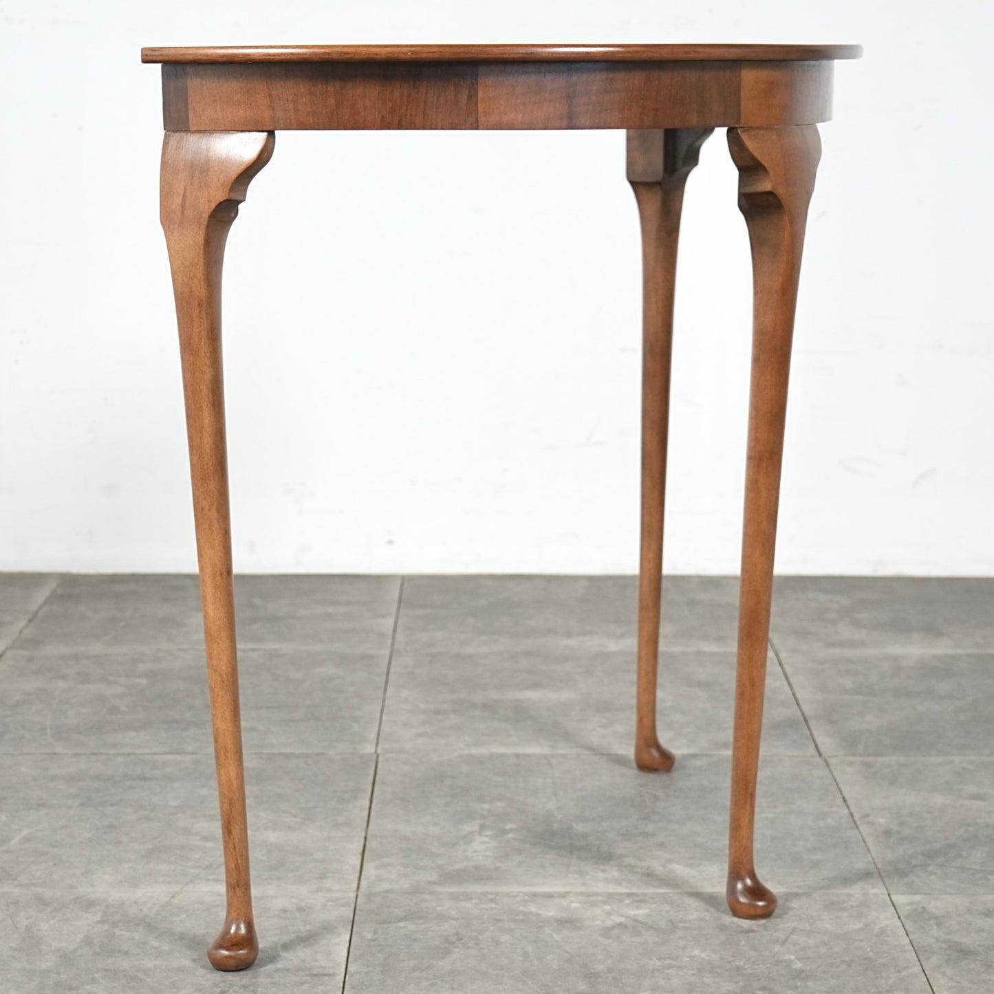 英国ヴィンテージ コンソールテーブル(ハーフムーンテーブル)