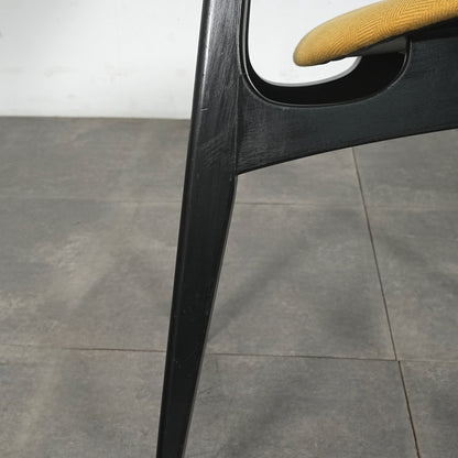 【G-PLAN】Tola&Black ダイニングチェア【張替済】