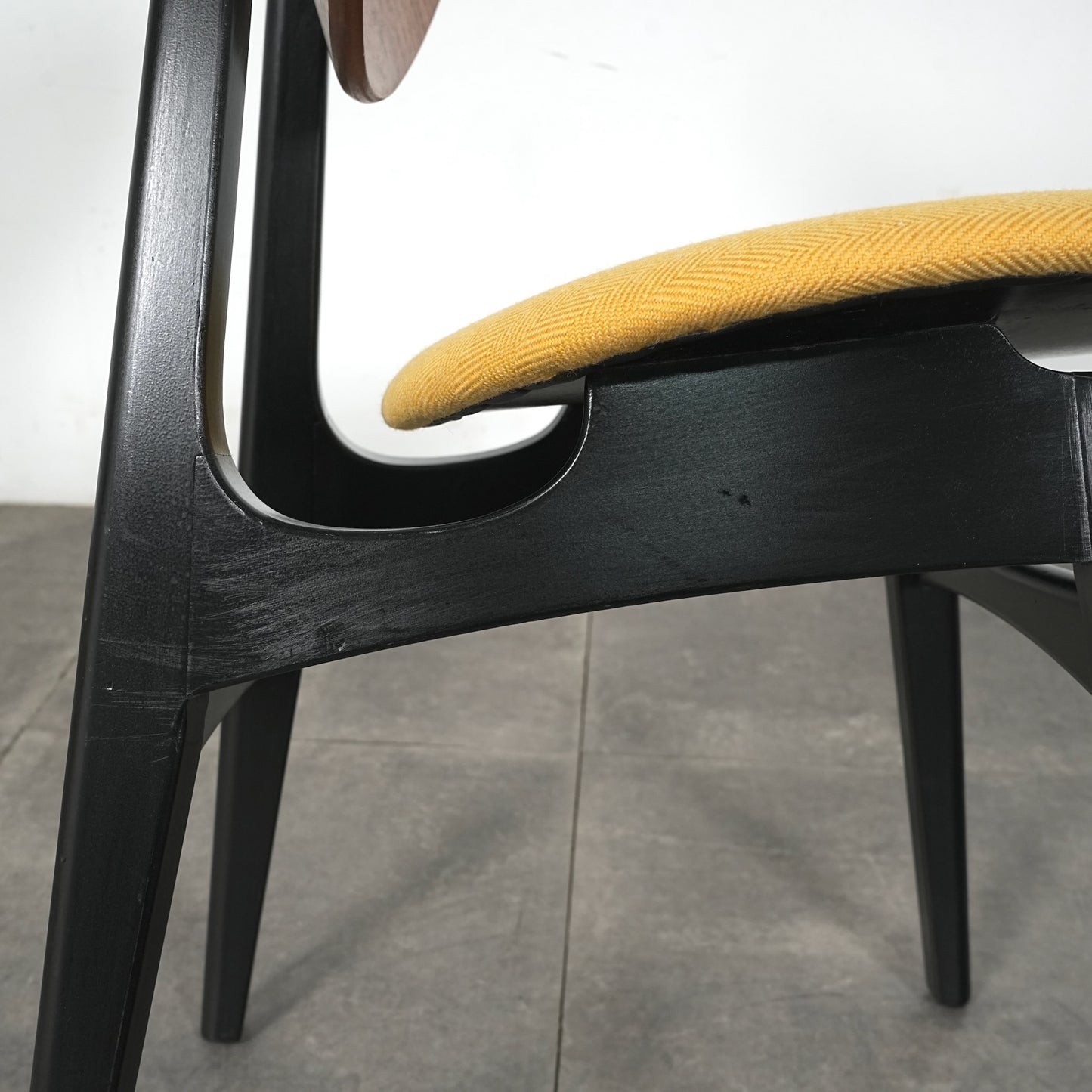 【G-PLAN】Tola&Black ダイニングチェア【張替済】