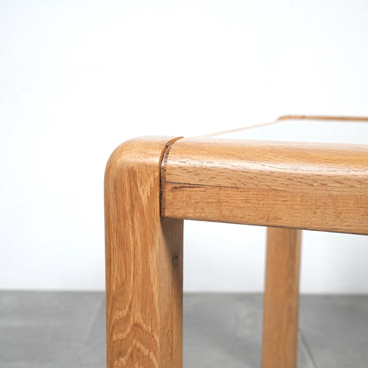 イギリスヴィンテージ ガラストップ ローテーブル