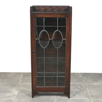 英国アンティーク ガラスキャビネット