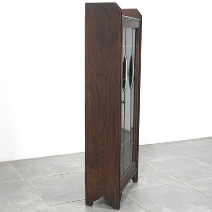 英国アンティーク ガラスキャビネット