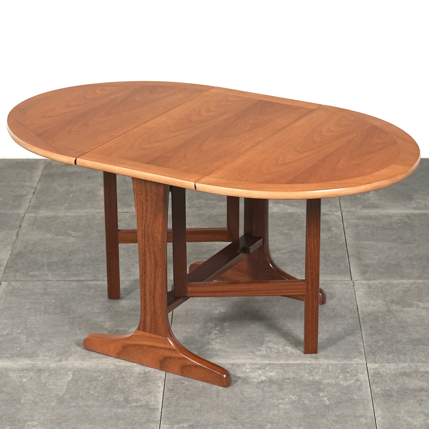 【NATHAN】ヴィンテージ ゲートレッグ ローテーブル