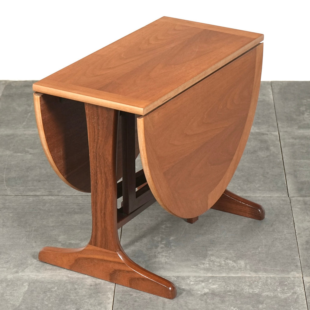 【NATHAN】ヴィンテージ ゲートレッグ ローテーブル