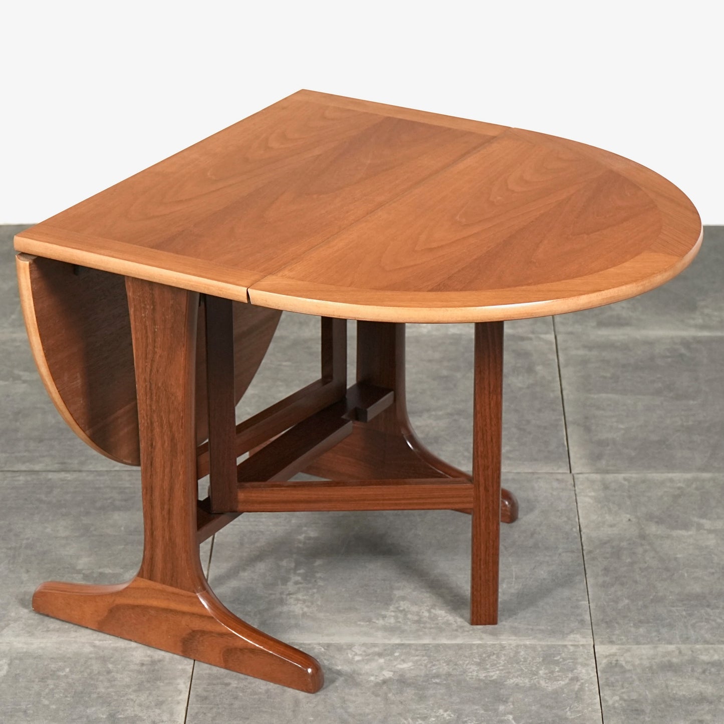 【NATHAN】ヴィンテージ ゲートレッグ ローテーブル