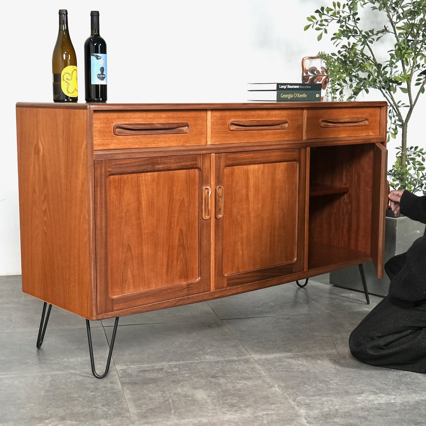 【G-PLAN】Fresco サイドボード(ヘアピンカスタム)