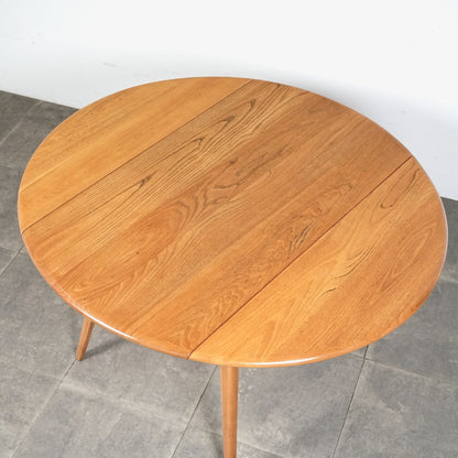 【ERCOL】ヴィンテージ ドロップリーフテーブル(メープル)