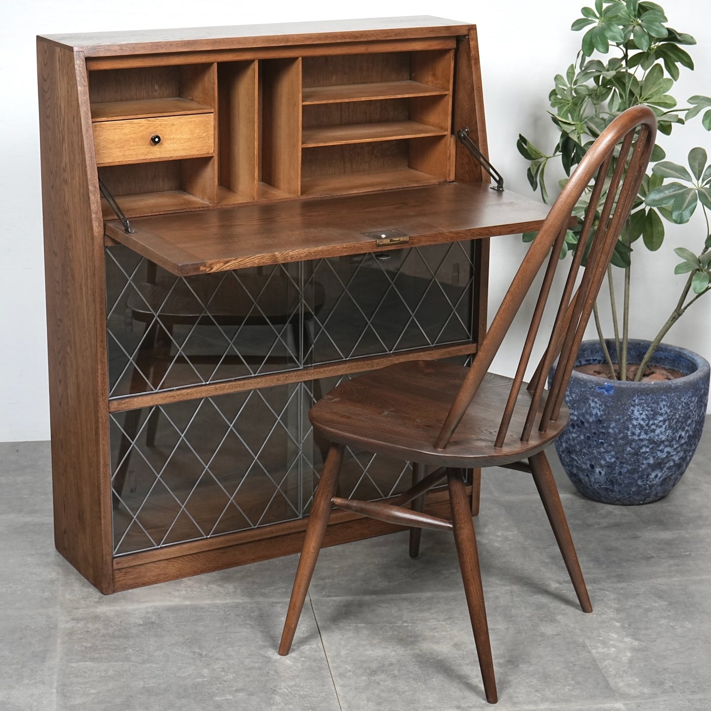 英国クラシック ヴィンテージ ライティングビューロー