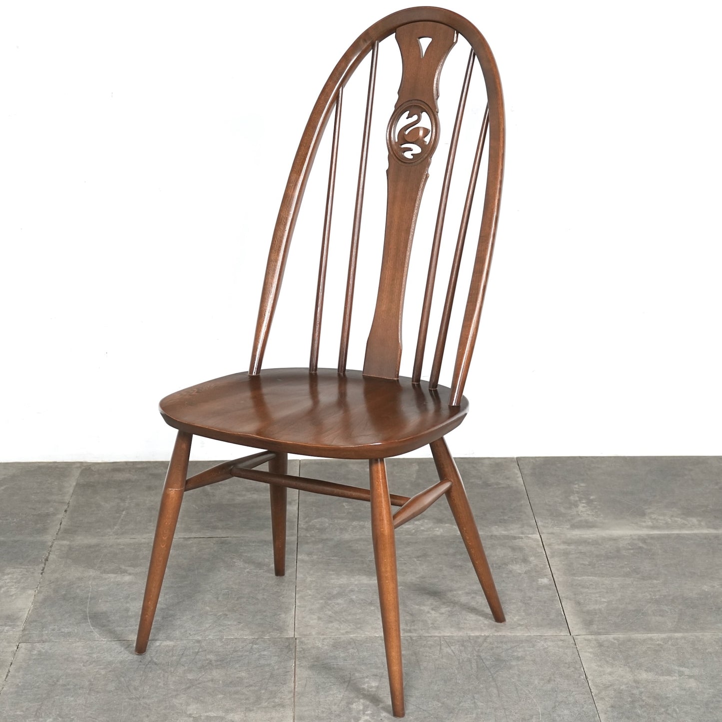 【ERCOL】オールドコロニアル スワンバックチェア