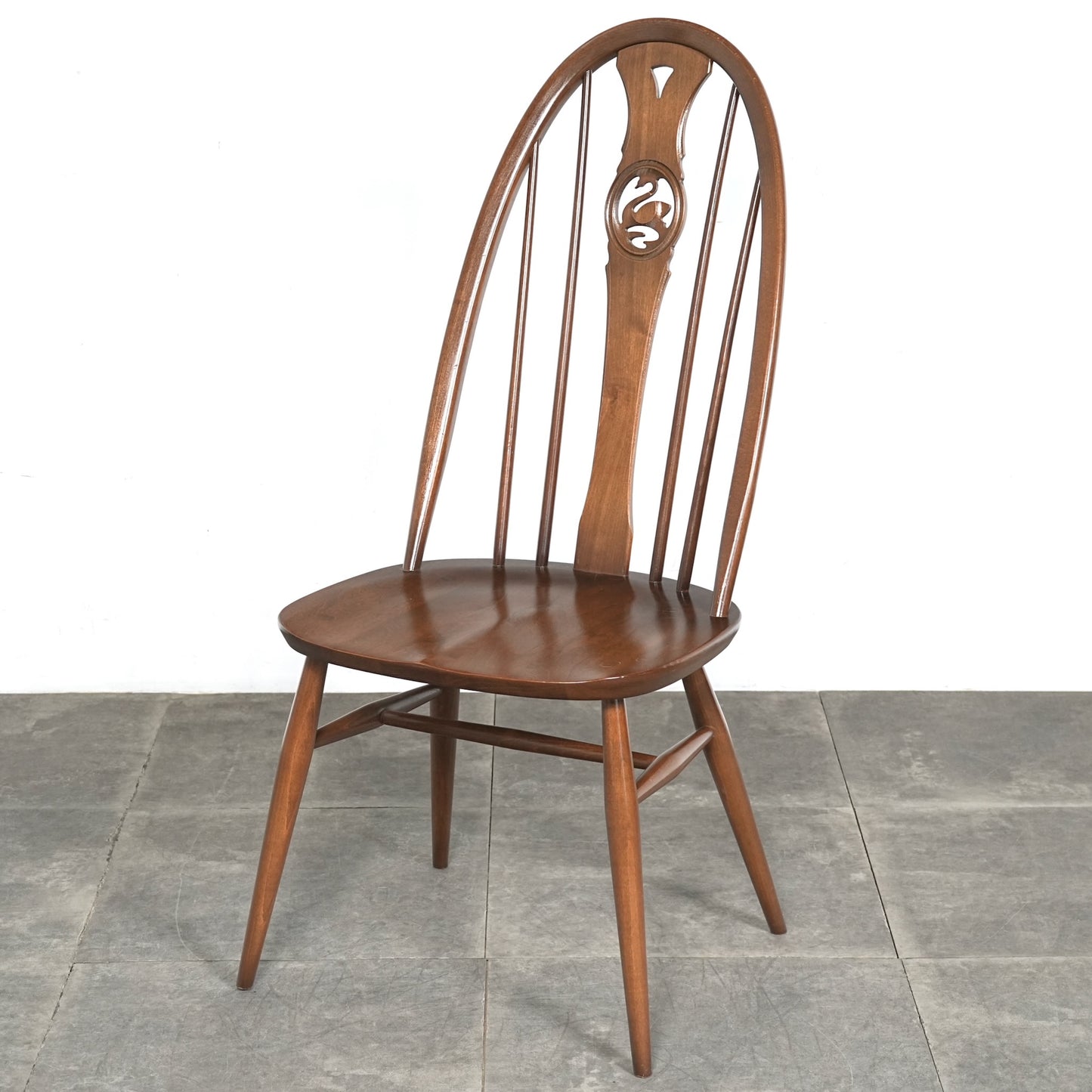 【ERCOL】オールドコロニアル スワンバックチェア