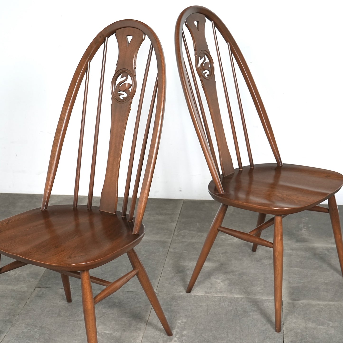 【ERCOL】オールドコロニアル スワンバックチェア