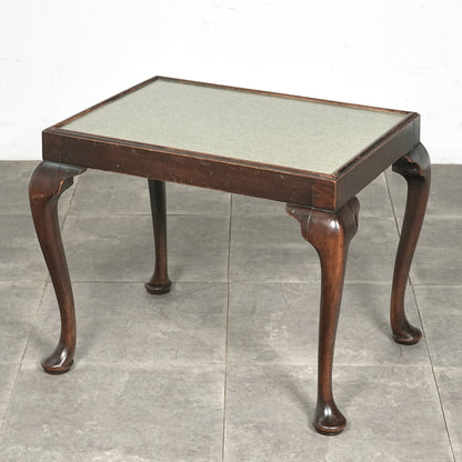 英国クラシック ガラストップローテーブル