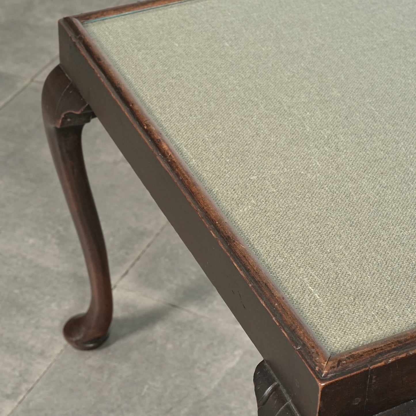 英国クラシック ガラストップローテーブル