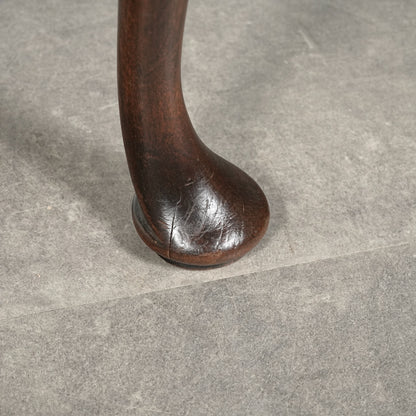 英国クラシック ガラストップローテーブル