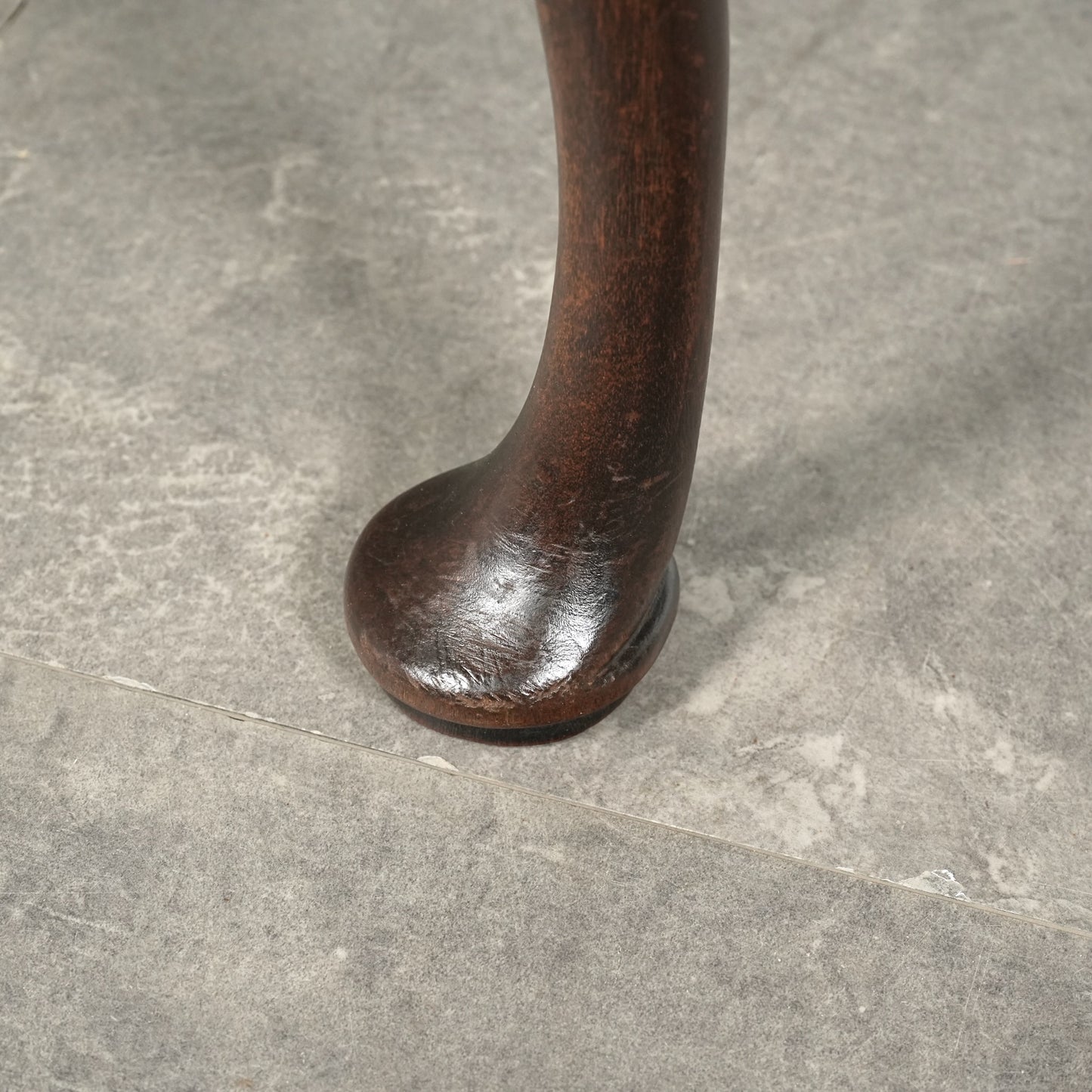 英国クラシック ガラストップローテーブル