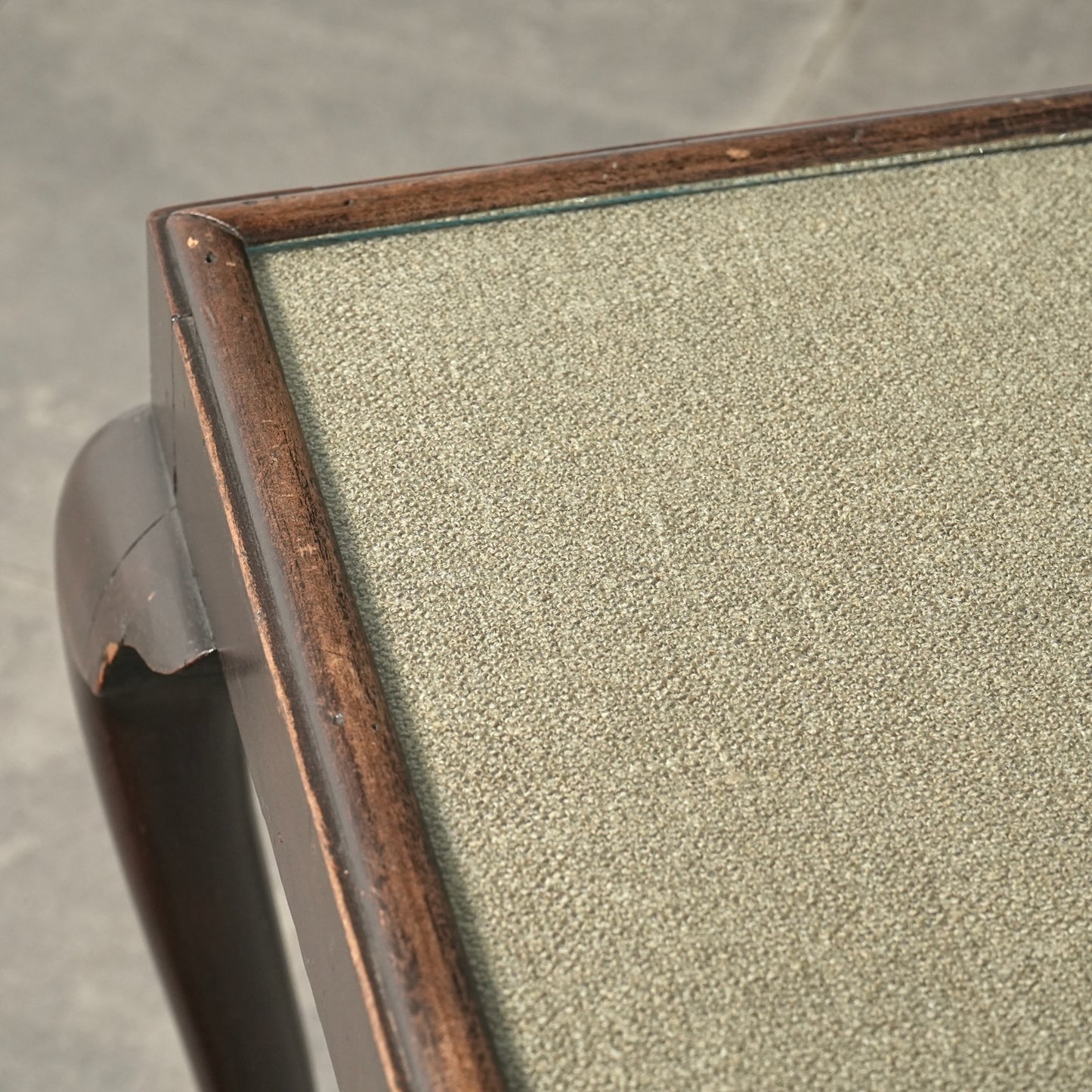 英国クラシック ガラストップローテーブル