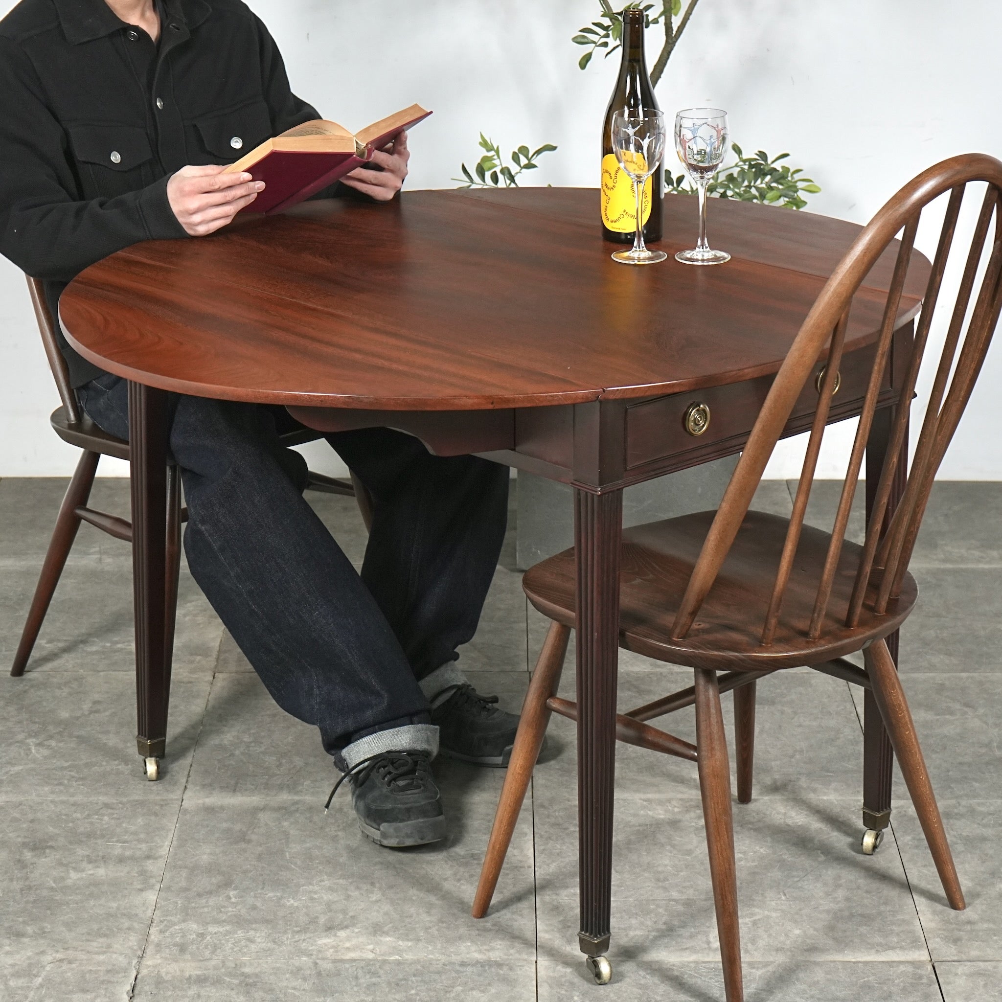 英国アンティーク ドロップリーフテーブル – TIME HYPE