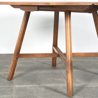 【ERCOL】ヴィンテージ ドロップリーフテーブル(バイカラー)