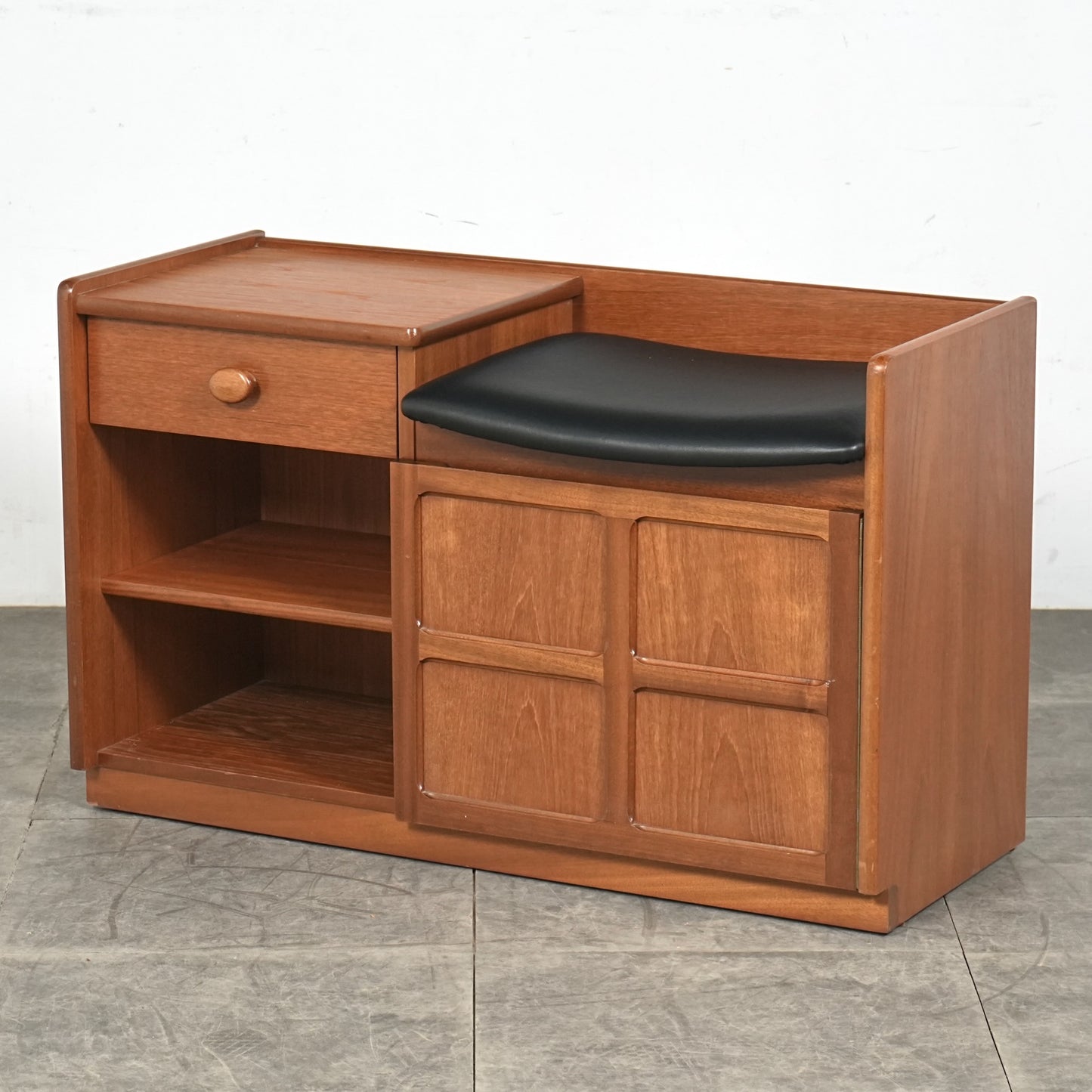 【NATHAN】ヴィンテージ テレフォンベンチ【張替済】