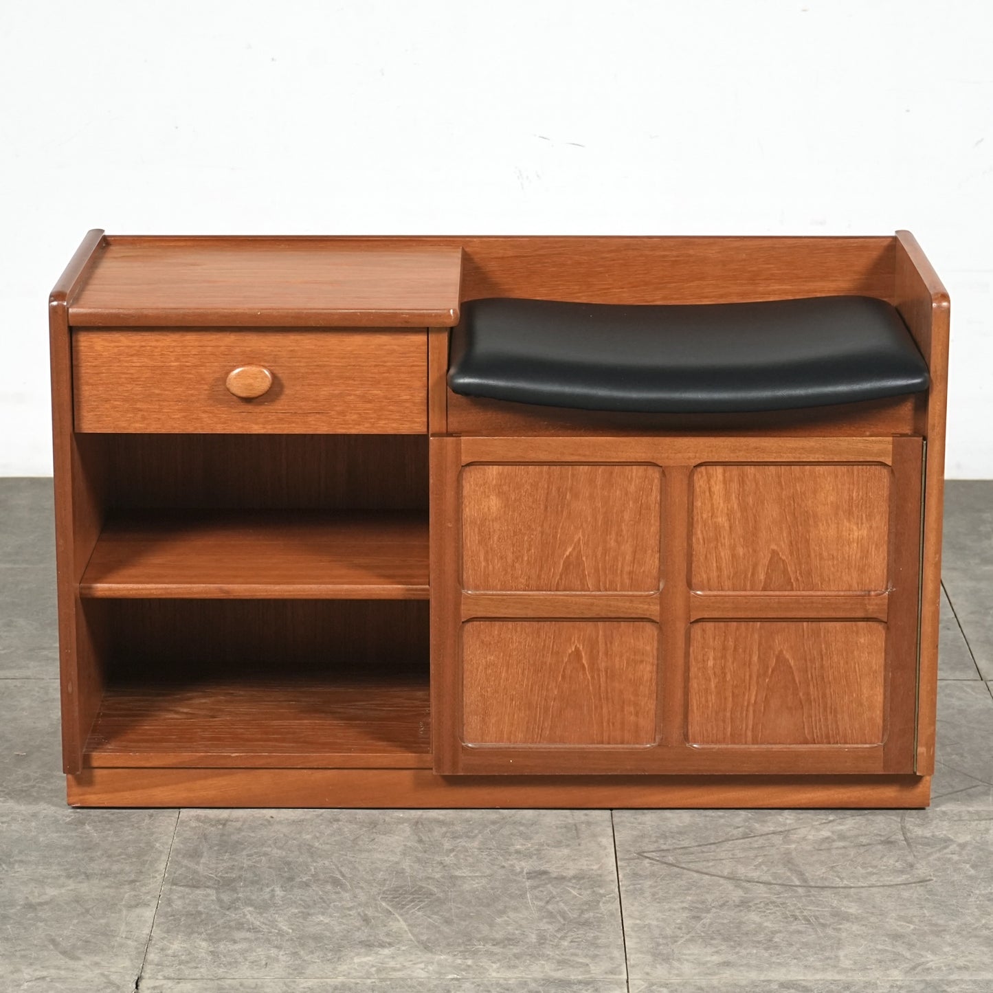 【NATHAN】ヴィンテージ テレフォンベンチ【張替済】