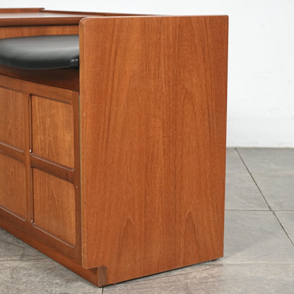 【NATHAN】ヴィンテージ テレフォンベンチ【張替済】