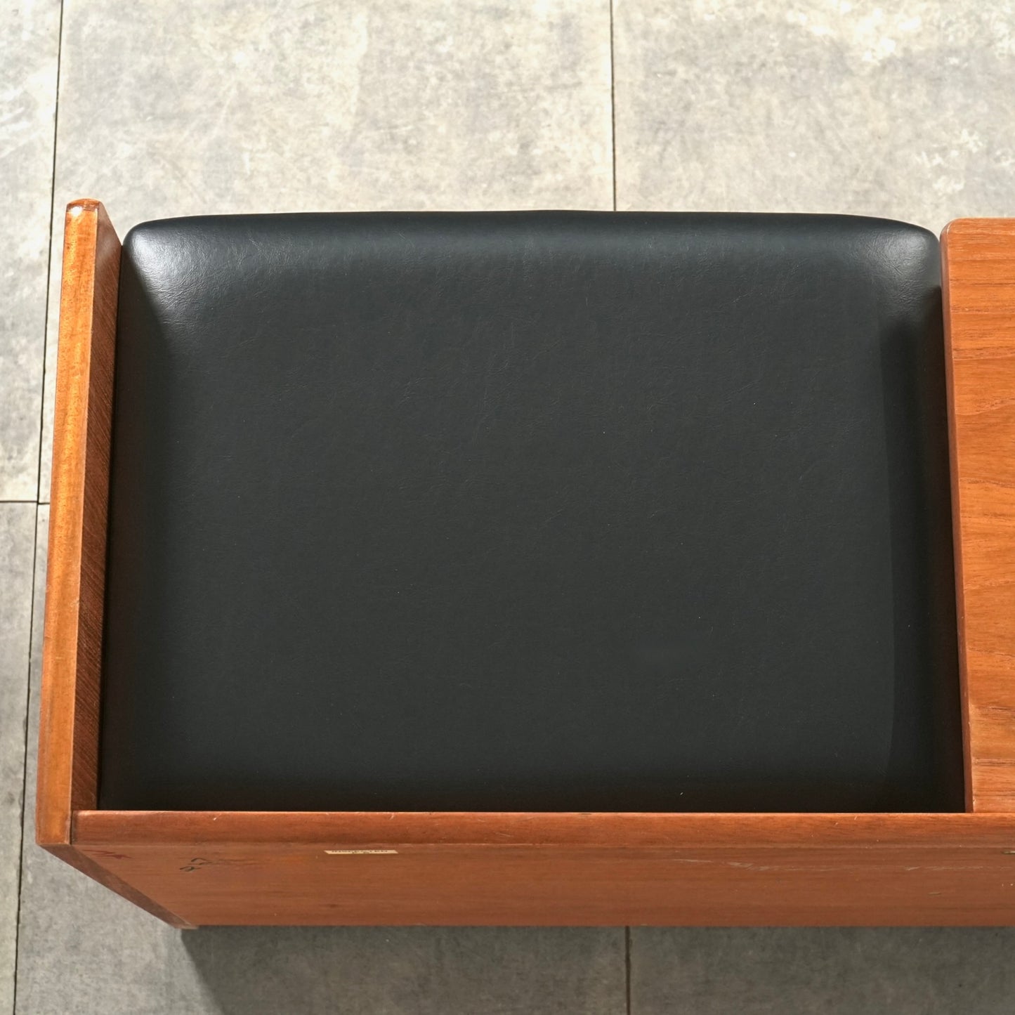 【NATHAN】ヴィンテージ テレフォンベンチ【張替済】