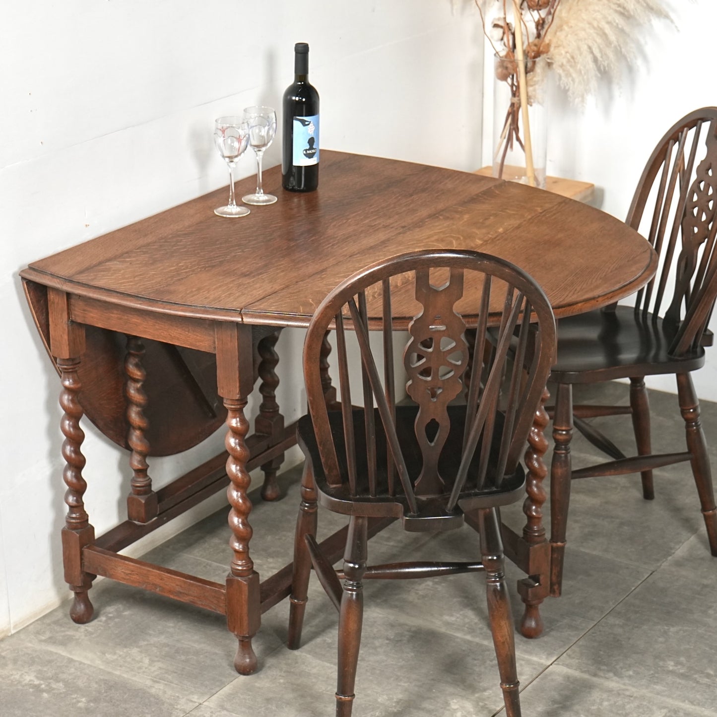 英国アンティーク ゲートレッグテーブル