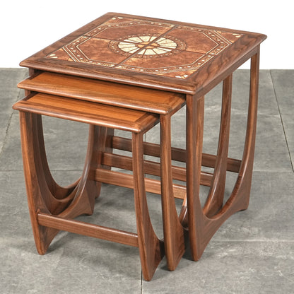 【G-PLAN】ASTRO タイルトップネストテーブル