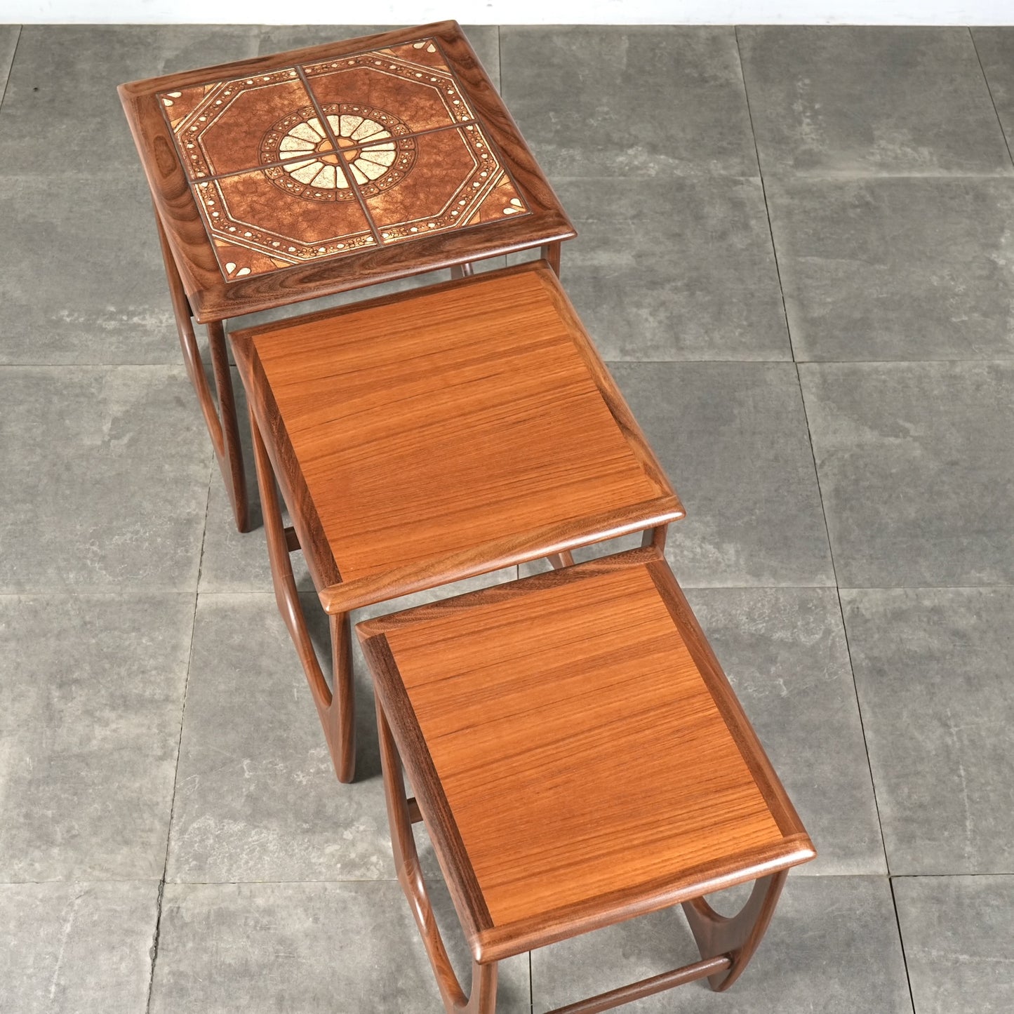 【G-PLAN】ASTRO タイルトップネストテーブル