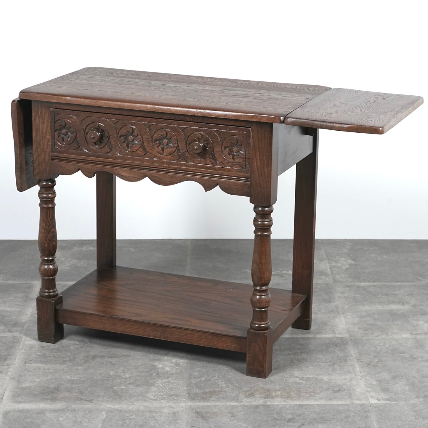 英国クラシック ドロップリーフ サイドテーブル