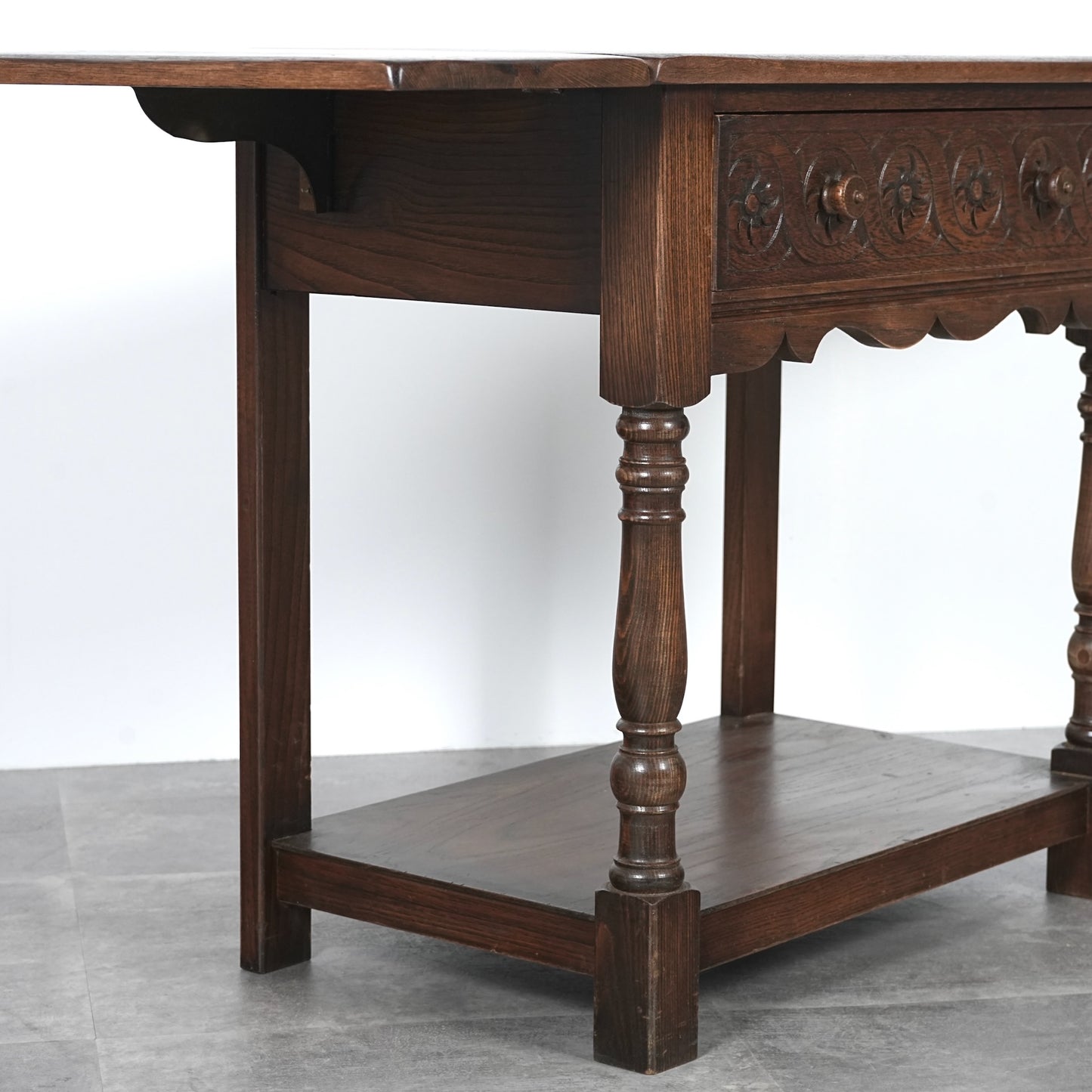 英国クラシック ドロップリーフ サイドテーブル