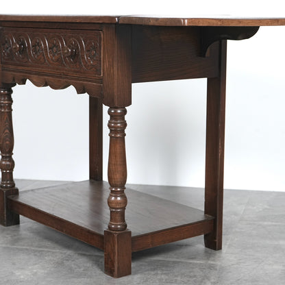 英国クラシック ドロップリーフ サイドテーブル