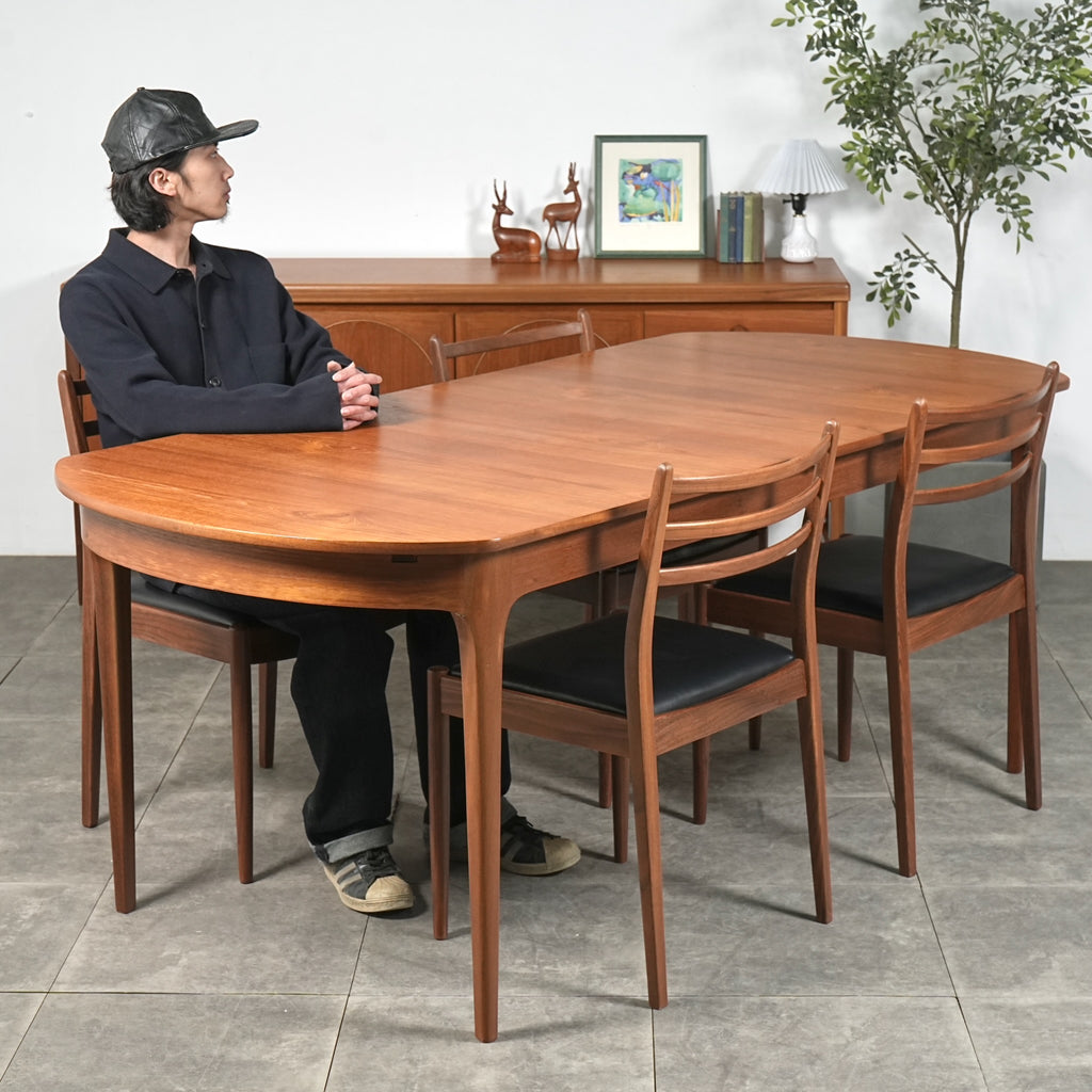 イギリスヴィンテージ エクステンション ダイニングテーブル